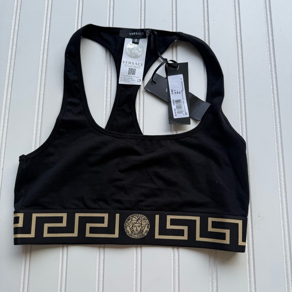 Versace Greca Border Sports Bra - Picture 3 of 7